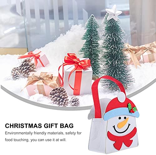KESYOO 1 ADET Çanta DIY Keçe Bez Çanta Noel Temalı hediye Çantası çanta Noel Süsler