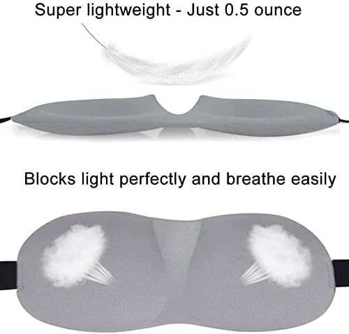 3D Uyku Maskesi Gözler için Pürüzsüz Uyku Göz Maskesi Uyku Yardımı Göz Maskesi Seyahat Tasarımı için