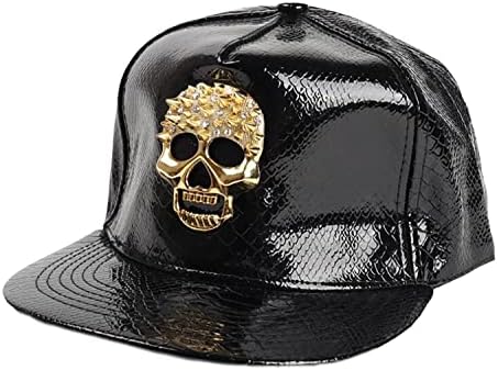 Kafatası Nakış beyzbol şapkası Hip Hop Açık Snapback Serin Kapaklar Ayarlanabilir Düz Şapka Açık güneş şapkası Erkekler