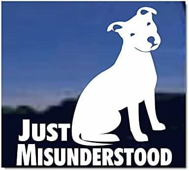 Sadece Yanlış Anlaşıldı-Amerikan Pit Bull Terrier Köpek Vinil Pencere çıkartma