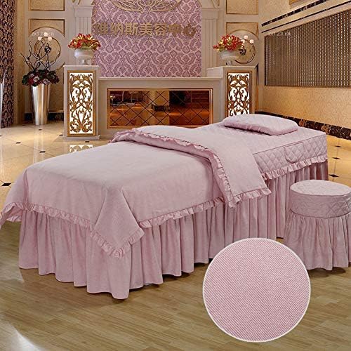 Masaj yatağı Örtüsü, saf Polyester Spa güzellik yatağı Levha ile Yüz Nefes Delik Yumuşak Masaj Levha için Kozmetik