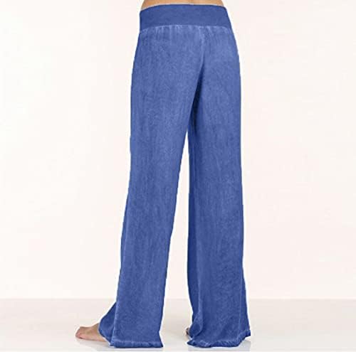 Xiloccer Kadın rahat pantolon 2021 koşucu pantolonu Yüksek Bel Pantolon İş Elastik Artı Boyutu Geniş Bacak Pantolon