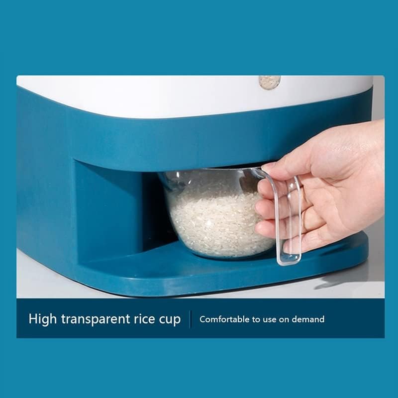 SDGH 10Kg Pirinç Saklama Kabı mutfak düzenleyici Depolama Pirinç Dağıtıcı Mühürlü Tahıl Dağıtıcı kapaklı Ölçüm