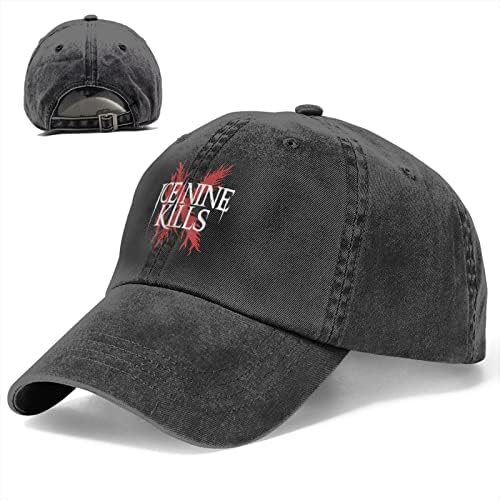 Buz Metal Dokuz Bant Öldürür beyzbol şapkası Erkekler Kadınlar için Retro Snapback Şapka Açık Spor Pamuk baba şapkası