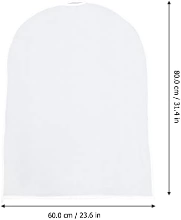 DOITOOL kıyafet dolabı Çanta Takım Elbise giysi çantası Şeffaf giysi çantası Giyim Kapakları: 10 adet Saydam giysi