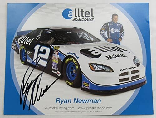 Ryan Newman İmzalı Otomatik İmza 8. 5x11 Fotoğraf I - İmzalı NASCAR Fotoğrafları