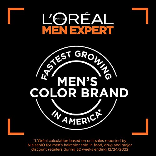L'Oreal Paris Men Expert One Twist Mess Free Kalıcı Saç Rengi, Grileri Kaplayacak Erkek Saç Boyası, Kolay Karışmayan