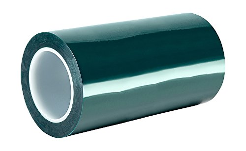 TapeCase M-22 X 72YD Yeşil Polyester / Silikon Yapışkan Bant, 72 yd. Uzunluk, 22 Genişlik