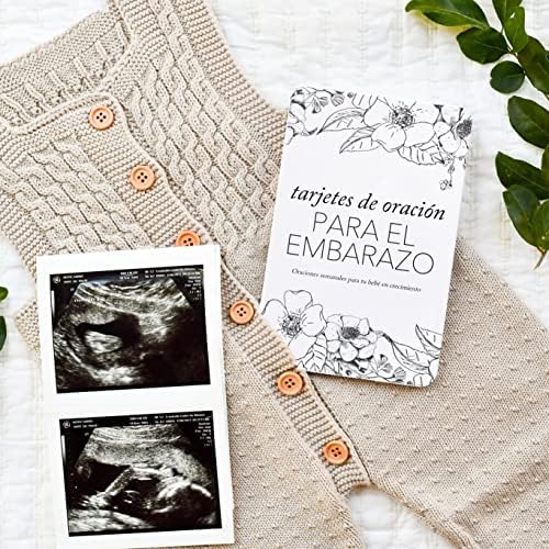 DUNCAN & TAŞ KAĞIT A. Ş. İspanyolca Hamilelik Dua Kartları (20 Kart) - Ebeveynler veya Büyükanne ve Büyükbabalar için