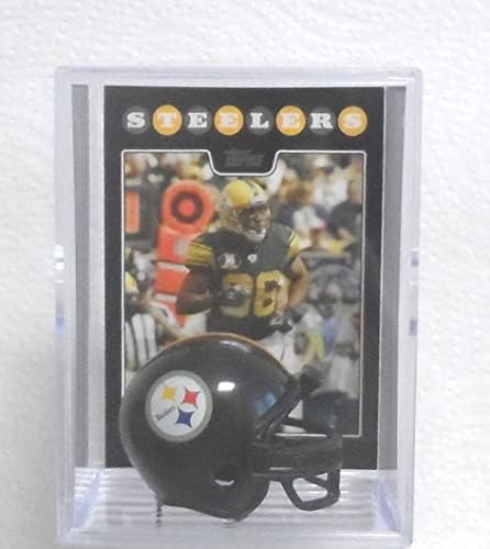 Hines Ward Pittsburgh Steelers Ticaret Kartı ve Mini Kask Ekranı