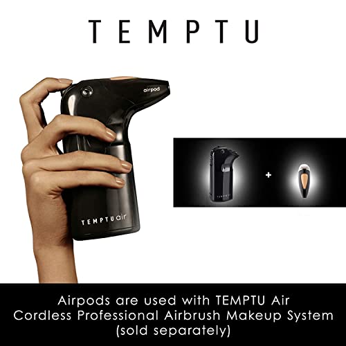 TEMPTU Perfect Canvas Airbrush Foundation Airpod: Yaşlanma Karşıtı, Uzun Süreli Makyaj, Nemli ve Sağlıklı Ciltler
