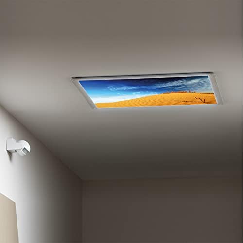 Tavan lambası difüzör Panelleri için Floresan ışık kapakları-Peyzaj Deseni-Sınıf Ofisi için Floresan ışık kapakları