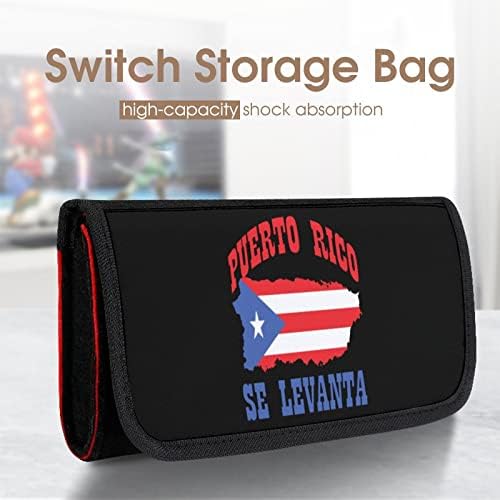 Porto Riko Se Levanta5 için Taşıma Çantası Anahtarı Taşınabilir Oyun Konsolu saklama çantası Tutucu Kart Yuvası ile