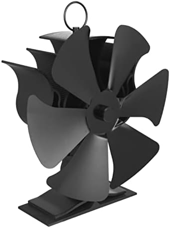 Uongfi şömine Fanı odun sobası fanı 6 bıçaklı Isıyla çalışan soba fanı elektriksiz verimli ısı sirkülasyonlu soba