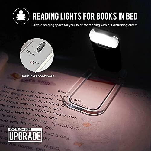LYSLDH led klips USB şarj edilebilir kitap okuma ışığı parlaklık ayarlanabilir göz bakımı kitap lamba ışığı taşınabilir