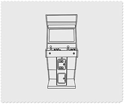2 x 'Retro Arcade Oyunu' Mikrofiber Lens / Gözlük Temizleme Bezleri (LC00019206)
