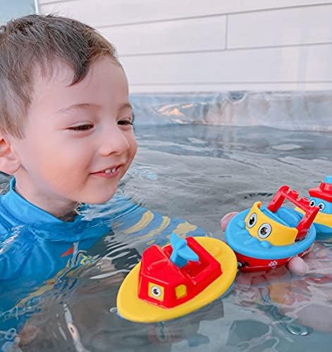 Erkekler ve Kızlar için 3 Arı ve Ben Banyo Oyuncakları-Bebekler ve Çocuklar için Mıknatıslı Tekne Seti-Eğlenceli ve