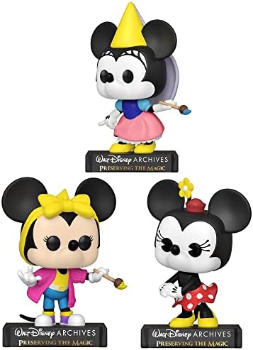 Funko Pop! Disney: Minnie Mouse Koleksiyonerler Seti-Tamamen Minnie, Minnie, Prenses Minnie