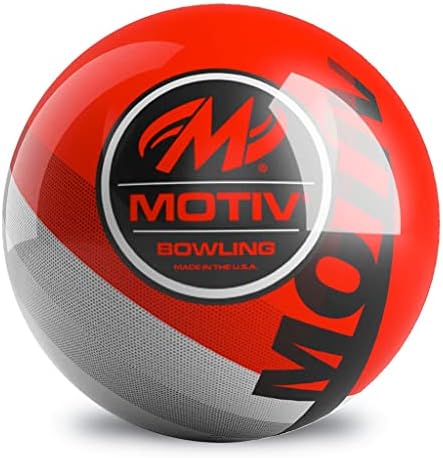 Motiv Hız Yedek Bowling Topu-Kırmızı / Gri 16lbs