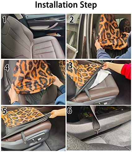 Pensura Evrensel Dayanıklı Kumaş Araba klozet kapağı Renkli Pet Paws Baskı Otomatik koltuk koruyucusu Fit SUV Kamyon