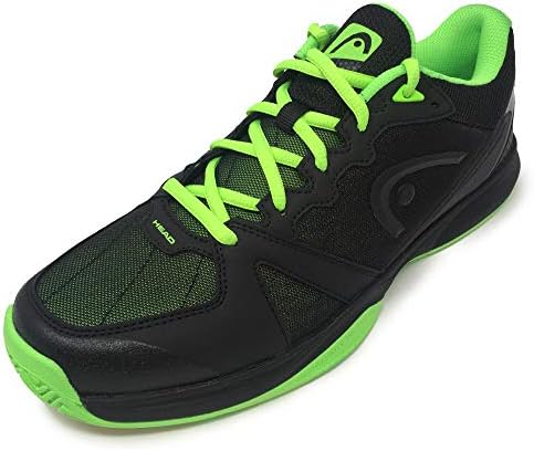 Squash, Badminton veya Pickleball için HEAD Revolt Pro Erkek Kapalı Saha Ayakkabısı (Siyah / Yeşil)