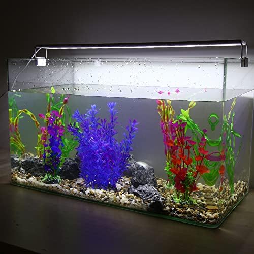VOCOSTE Akvaryum Bitkileri Seti, Balık Tankı Bitkileri Sahte Renkli Yapay Balık Tankı Dekor Bitkileri Akvaryum Süslemeleri