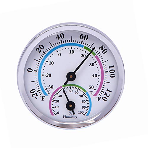 LayscoPro Mini Kapalı Termometre Higrometre Analog 2 in 1 Sıcaklık nem monitörü Ölçer Ev, Oda, Dış Mekan, Ofisler,