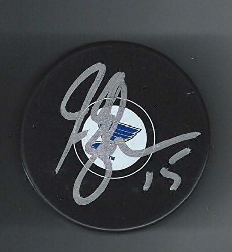 Jamie Langenbrunner İmzalı St Louis Blues Diski-İmzalı NHL Diskleri