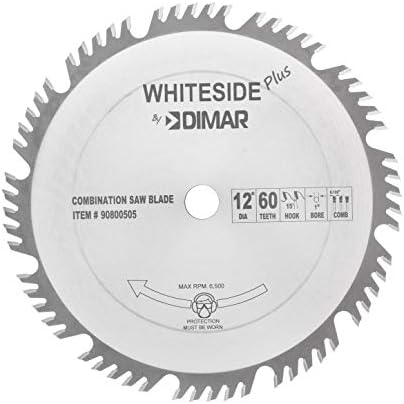 Whiteside Kombinasyon Testere Bıçağı 12 60 Diş 1 Çardak Combo Taşlama 90800505