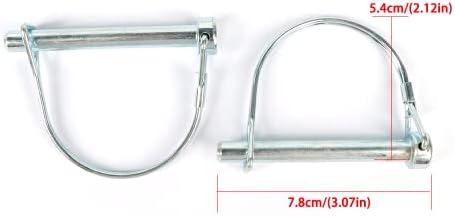 NILORABO römork kilidi Pin, Emniyet Çoğaltıcı Pin 5/16X 2-3/4 (8mm X 70mm), tam Deniz Sınıfı 316 Paslanmaz Çelik bağlantı