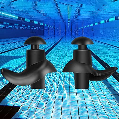 8 Çift Yüzme Kulak Tıkacı Yetişkinler için Silikon Kulak Tıkacı Yüzme Yumuşak Yüzmek Kulak Tıkacı Yeniden Kullanılabilir