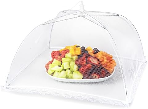 Mesh Açık Yemek örtüsü Çadırları (6 paket): Piknik, Barbekü, Kamp ve Açık Havada Yemek pişirmek için Katlanabilir
