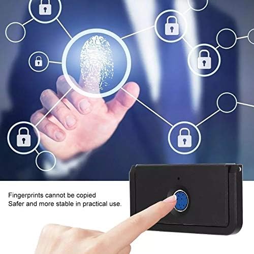 LDCHNH 360 Derece Parmak İzi Göstergesi Akıllı Elektronik Anti-Hırsızlık Kilidi Mobilya Dolap Çekmece