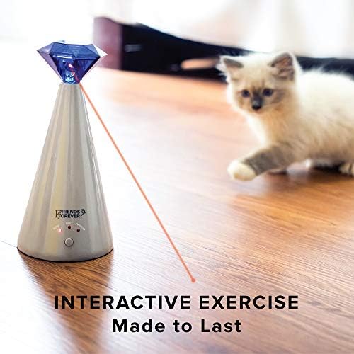 Arkadaşlar Sonsuza Kadar İnteraktif Lazer Kedi Oyuncak-Serin Kediler için Otomatik Dönen Lazer işaretçi, Egzersizi