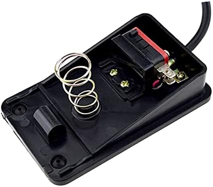 LİDON 1 Adet Elektrikli Ayak pedal anahtarı Güç Kontrolörü SPDT Açık Kapalı 1NO1NC Anlık Elektrik Anahtarı (Renk :