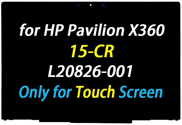 PEHDPVS Ekran Değiştirme 15.6 L20826-001 L20827-001 hp Pavilion X360 15-CR0055OD 15-CR0087CL 15-CR0095NR 15-CR0056WM