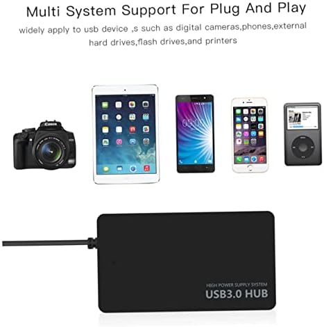 Mobestech USB Splitter 3 adet Taşınabilir Genişleme Bilgisayar Yüksek Plastik Linux Telefon için Çoklu Gbps USB Hub