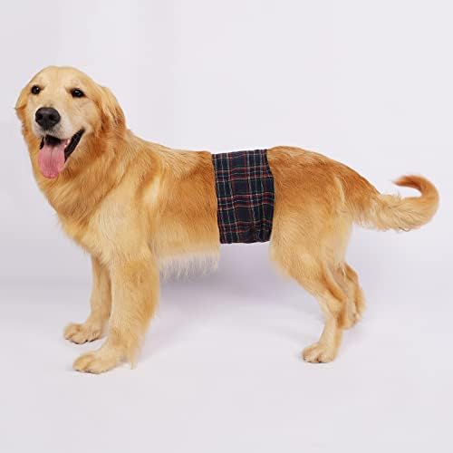 Aouhını Premium Yıkanabilir Köpek Göbek Bantları Erkek Köpek Bezi, Erkek Köpek Tacizi Renk: Kayısı, Boyut: Küçük Köpek
