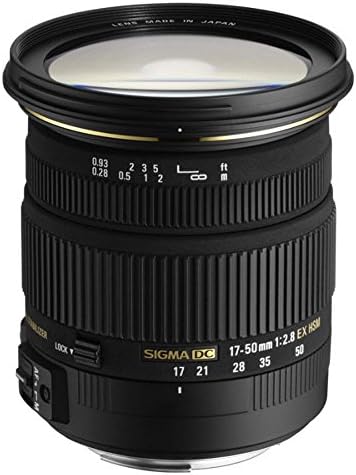 Sigma 17-50mm F2.8 DC OS HSM Büyük Diyafram Standart zoom objektifi Sony Dijital DSLR Kamera için