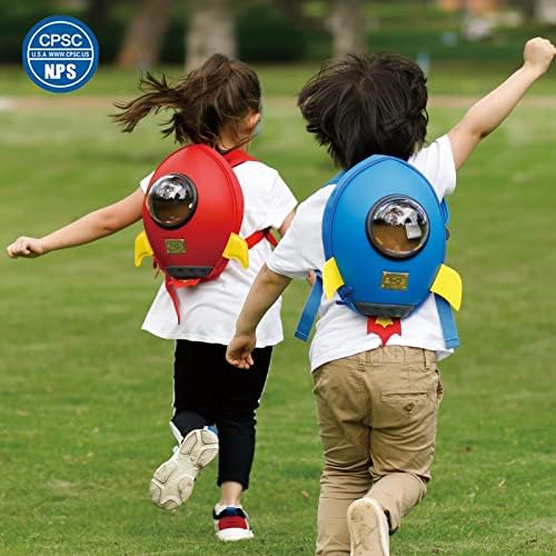 Supercute Çocuklar Roket Sırt Çantası, Yürümeye Başlayan seyahat sırt çantası 3-8 Yaşındaki Erkek Kız Su Geçirmez