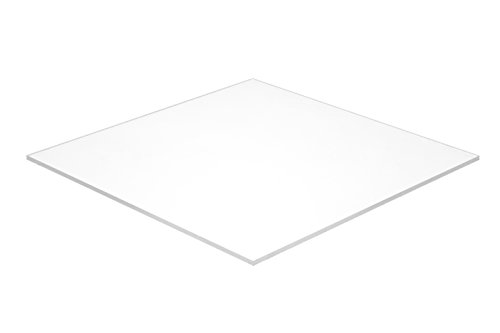 Falken Design WT2447-3-8/1010 Akrilik Beyaz Levha, Yarı Saydam %55, 10 x 10, 3/8 Kalınlığında