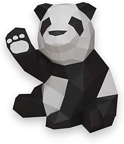 WLL-DP Sevimli Panda Şekli DIY Origami Bulmaca Önceden Kesilmiş el yapımı kağıt kraft el işi kağıdı Heykel Kağıt oyuncak