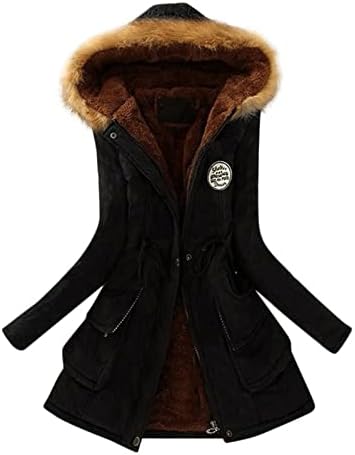 Kış Bayan Sıcak Ceket Dış Giyim Ceket İnce Kış Moda Ceketler artı Boyutu Mont Kapşonlu Sıcak Trençkot kadın Ceket
