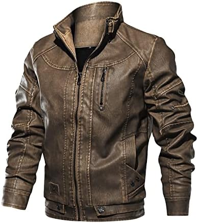 ADSSDQ Sonbahar Ceket Erkekler için, Kış Tunik Uzun Kollu Rahat Rüzgarlık Erkek Gecelik Kar Balıkçı Yaka Button-Down1