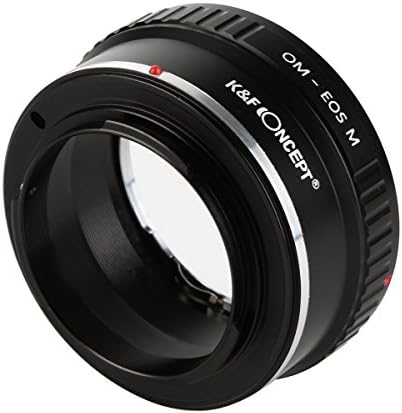 K & F Konsept Adaptörü Olympus OM Dağı Lens için Canon EOS M1 M2 M3 Kamera