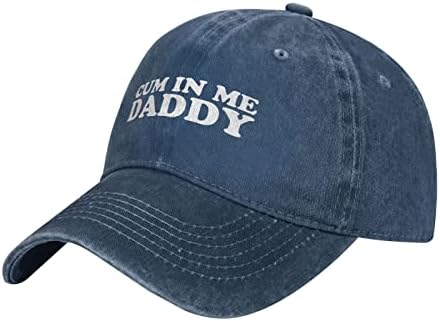 Bana boşalmak Baba beyzbol şapkası Yıkanabilir Ayarlanabilir Güneş Kapaklar Kadın erkek kovboy şapkaları
