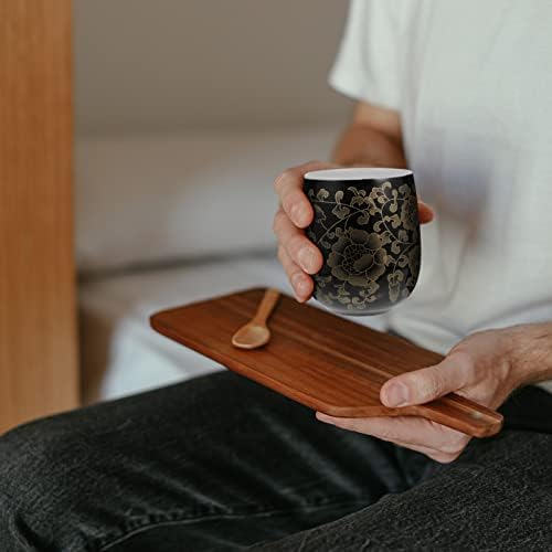 UPKOCH Japon çay seti Japon Çin Seramik çay fincanları: 2 Adet Asya porselen çay fincanları Sake Fincan Kung Fu çay