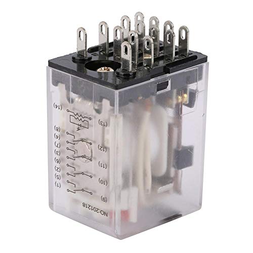 FTVOGUE Mini Güç Ara Elektromekanik Manyetik Röle Otomasyon Ekipmanları için Kontrol Kabinleri BEMM4C 14 Pin 5A[24VAC],