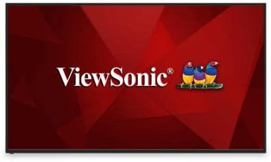 ViewSonic CDE6512 65 4K UHD vesp'li Ticari Ekran, Kablosuz Ekran Paylaşımı, USB Wi-Fi Özellikleri, RJ45, HDMI, USB