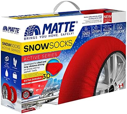 Kış için Premium Araba Lastiği Kar Çorapları Mini Cooper için ExtraPro Serisi Tekstil Kar Zinciri (X-Large)
